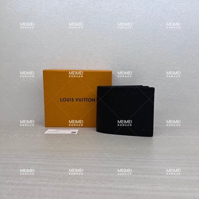 30年老店 預購 LOUIS VUITTON AMERIGO 錢包 短夾 皮夾 皮革 黑色 M62045 LV
