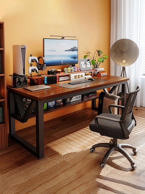 電腦桌台式家用簡易書桌成人學習桌椅組合臥室簡約辦公桌子工作台