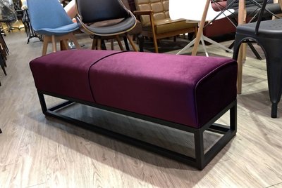 【找椅子】 紫蘿蘭120X35X40 等候椅 穿鞋椅  床尾椅 (可訂色)
