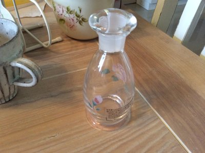 Many Rose 經典大頭玫瑰玻璃醬油瓶 高13cm 底部外徑5cm