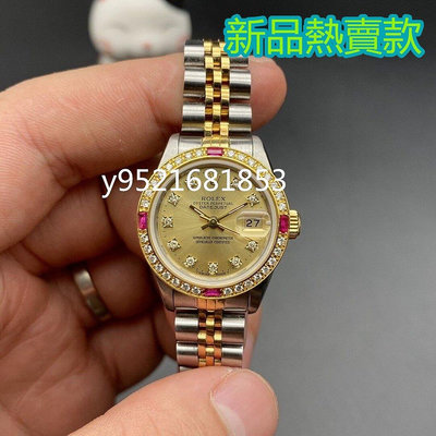 二手正品 ROLEX 勞力士 69173 手錶 J080609-2R 男女同款腕錶 機械錶