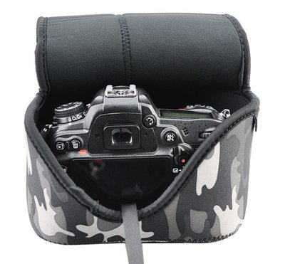 JJC OC-MC3GR 單眼相機包 迷彩軟包 相機內膽包 防撞包 軟包加厚材質Canon 7DM2+18-135mm