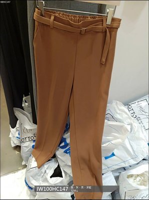 正韓 OL界西裝褲霸主 OTTO 超挺款合身皮帶西裝褲，後腰鬆帶,時尚超好穿。原價＄２８８０，連線價＄１１９０。