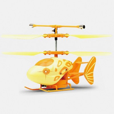 2.4G 遙控直升機 兩通遙控飛魚帶陀螺儀燈光兒童模型飛機-雙喜生活館