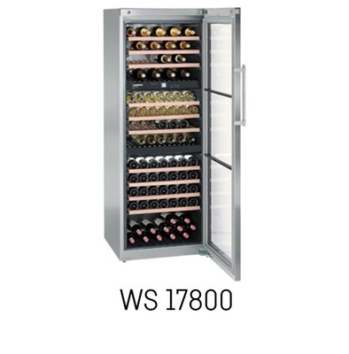 魔法廚房 德國利勃 Liebherr WS17800 獨立式三重箱溫 紅酒櫃178瓶 原廠保固 220V