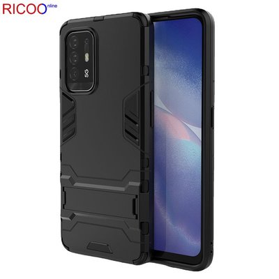 手機殼適用OPPO Reno5Z鋼鐵俠鎧甲手機殼 find x3 pro支架防摔保護套