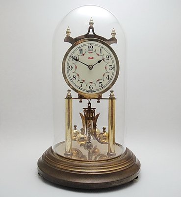 【timekeeper】少見大型60年代德國製Kundo圓頂400日座鐘(免運)