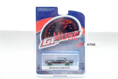 創客優品 GreenLight 綠光車模 164 1968 MERCURY COUGAR GT-E 428 綠機版 MF477