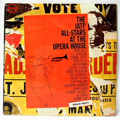 爵士黑膠 【The JATP All-Stars At The Opera House】1962 美國第二版