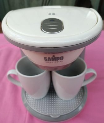 SAMPO聲寶雙杯份咖啡機HM-L11021AL