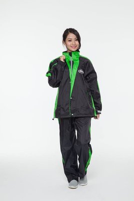 現貨 雨衣 ARAI K5 褲裝兩件式 綠色 台灣製造