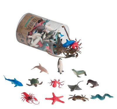 美國 [TERRA] 感統玩具模型玩具 海洋生物造型戲水玩沙.角色扮演動物模型玩具