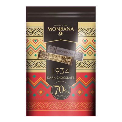 好巿多代購 COSTCO代購 Monbana 1934 70%迦納黑巧克力條 640公克