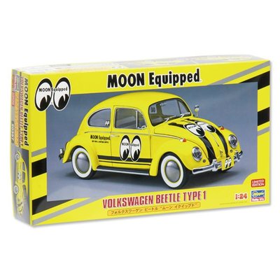 (I LOVE樂多)1/24 MOONEYES Equipped Volkswagen Beetle Model Car