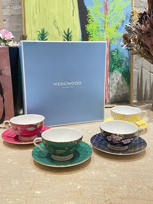 wedgwood茶香花園咖啡杯碟套套裝  看看讓妳眼前一亮的茶具 家居 送禮之選碟