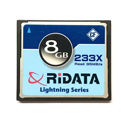 錸德RIDATA 8G 233X CF卡公司貨 終身保固Lightning Series 二手良品