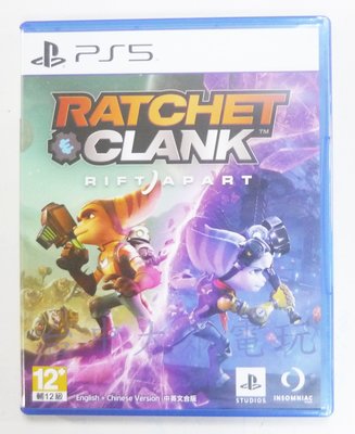 PS5 拉捷特與克拉克：時空裂縫 Ratchet & Clank (中文版)**(二手光碟約9成9新)【台中大眾電玩】