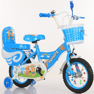 全新熱賣款兒童自行車 腳踏車 寶寶車 12吋 14吋 16 寸18吋附藍子後座鈴當輔助輪大禮包