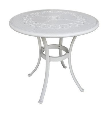 ╭☆雪之屋☆╯ 鑄鋁圓桌(DIY自組)(不含椅)/戶外休閒桌椅T-ZD65