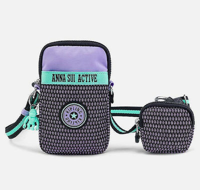 小Z代購#Kipling x ANNA SUI  聯名系列 猴子包 K17381 手機包 子母包 休閒 輕量斜背肩背包 隨身日常 旅遊