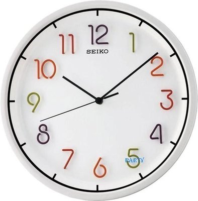 嚴選時計屋【SEIKO】 精工  絢麗立體刻度 時鐘 掛鐘 QXA447 QXA447H  (滑動式)