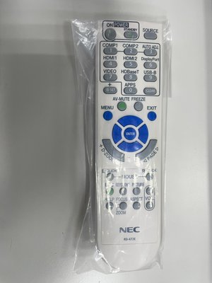 【好康投影機】NEC 投影機原廠專用 通用 遙控器 (RD-472E)