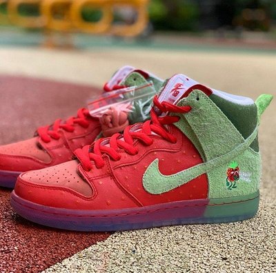 Nike Dunk High SB Strawberry Cough 高幫 草莓紅 板鞋 CW7093-600 男女款