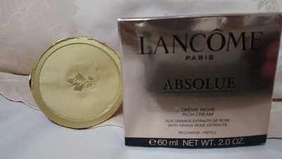 全新LANCOME 蘭蔻 絕對完美黃金玫瑰修護乳霜 填充瓶 60ml 豐潤版 一般版 期限2023/03