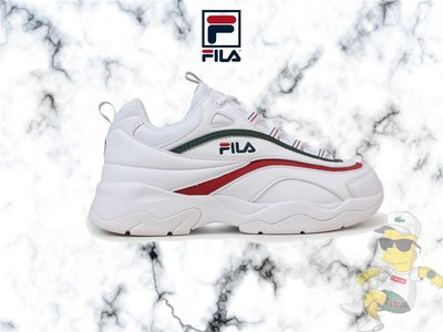 【H-Sneaker】全新 FILA X FOLDER RAY SMU 紅綠 厚底 老爹鞋 女鞋 FLFL8A1U10