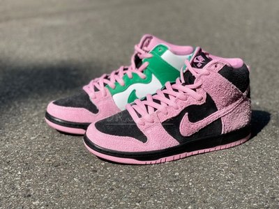 【Dr.Shoes 】Nike SB Dunk High Invert Celtics 黑粉綠 CU7349-001