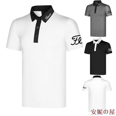 MK生活館Titleist 高爾夫服裝男上衣短袖T恤舒適透氣速乾戶外運動 golf 球衣POLO衫