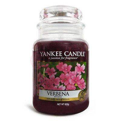 便宜生活館【家庭保健】Yankee Candle 香氛蠟燭 22oz /623g (馬鞭草) 全新商品