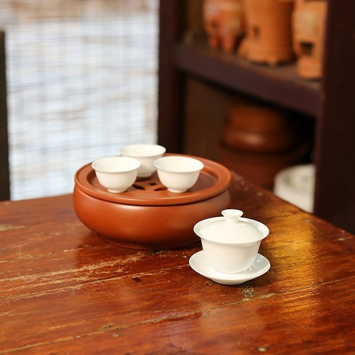 茶道具 干支 卯 茶碗 窯元 真玉園 中国のティーポットティーカップ