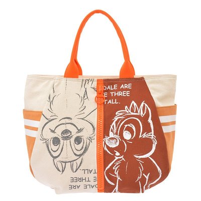《現貨》COCO馬日本代購 日本迪士尼商店 正版 奇奇蒂蒂 大容量 手提袋 手提包 肩背包 媽媽包