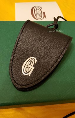 【現貨在台】正品Goyard SAINT LOUIS Bag Clip黑色盾牌皮革 磁鐵扣式 包包扣夾/鈔票夾