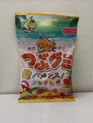 【享吃零食】日本 Kasugai春日井製菓 雷根軟糖(熱帶水果風味)