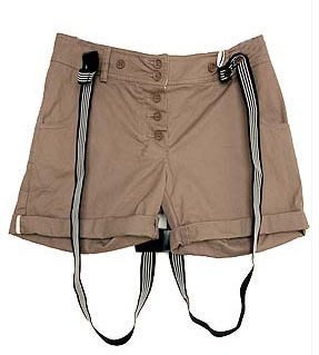 MADE IN ITALY義大利品牌IMPERIAL可可色扣子吊帶褲 (ZARA  H&amp;M  韓KOREA  NTG)
