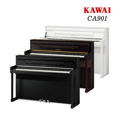 小叮噹的店 - KAWAI CA901 88鍵 高階 木質琴鍵 數位鋼琴 電鋼琴 一體成型 三色售