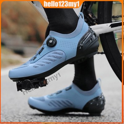 Hello123My1  2022 新款女版腳踏車鞋騎行鞋 通風公路腳踏車 比賽訓練鞋帶 防滑釘舒適全新的騎行 WHIR