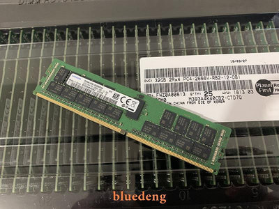 HP DL388 DL560 DL380 BL460c G9 Gen10 32G DDR4 2666 REG記憶體