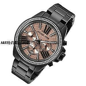 新品 Michael Kors腕錶  MK5879大錶盤 滿鑽 三眼 石英女錶 手錶 美國代購- 可開發票