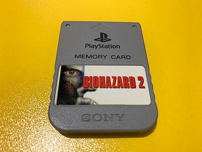 幸運小兔 PS1 PS 惡靈古堡 2 凝望者 BIOHAZARD 日本製 PS記憶卡 PlayStation專用