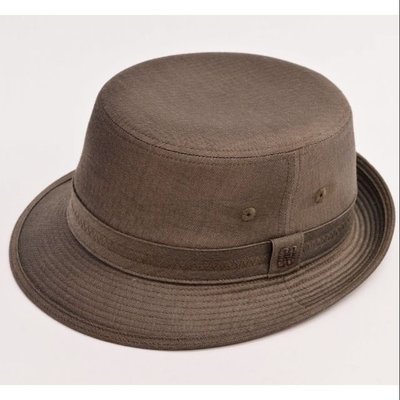 【 日趣Rich日貨 】《 日本製 》日本全新正品 DAKS 深咖啡色亞麻 透氣 漁夫帽 紳士帽 帽子
