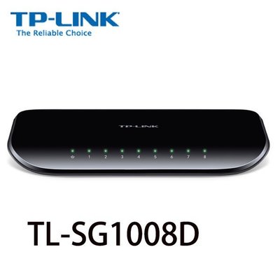 【MR3C】台灣公司貨 含稅有發票 TP-Link TL-SG1008D Gigabit 8埠網路交換器