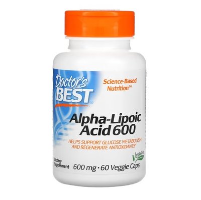 α-硫辛酸 Alpha-Lipoic Acid 600mg60粒 美國 Doctor s Best【特價】