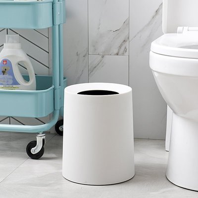 現貨垃圾桶家用現代簡約客廳輕奢臥室衛生桶商用小號廁所衛生間廁紙桶簡約