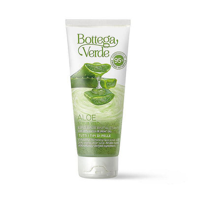 意大利Bottega verde/意柏嘉蘆薈潔面啫喱臉部溫和磨砂深層去角質