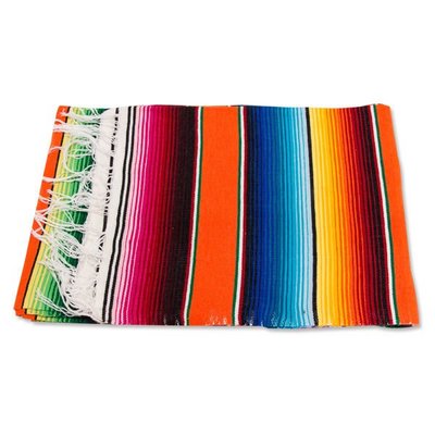 (I LOVE樂多)進口商品 墨西哥傳統紡織鋪毯137 x 213cm 裝飾/桌巾/鋪巾/擺攤