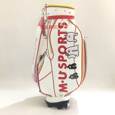 【現貨】高爾夫球包MU男女款防水耐磨帶滾輪拉桿包方便攜帶golf球包