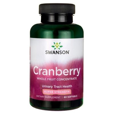 【天然小舖】Swanson 蔓越莓 Super Strength Cranberry 12倍強力蔓越莓 60粒